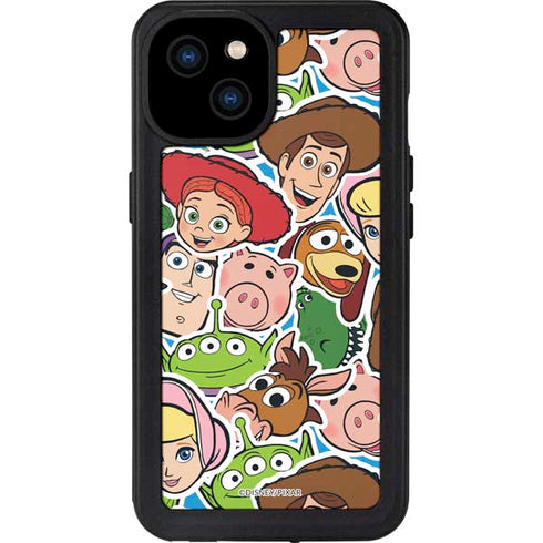 Disney Toy Story Collages Portrait iPhone 15 Plus Waterproof Case